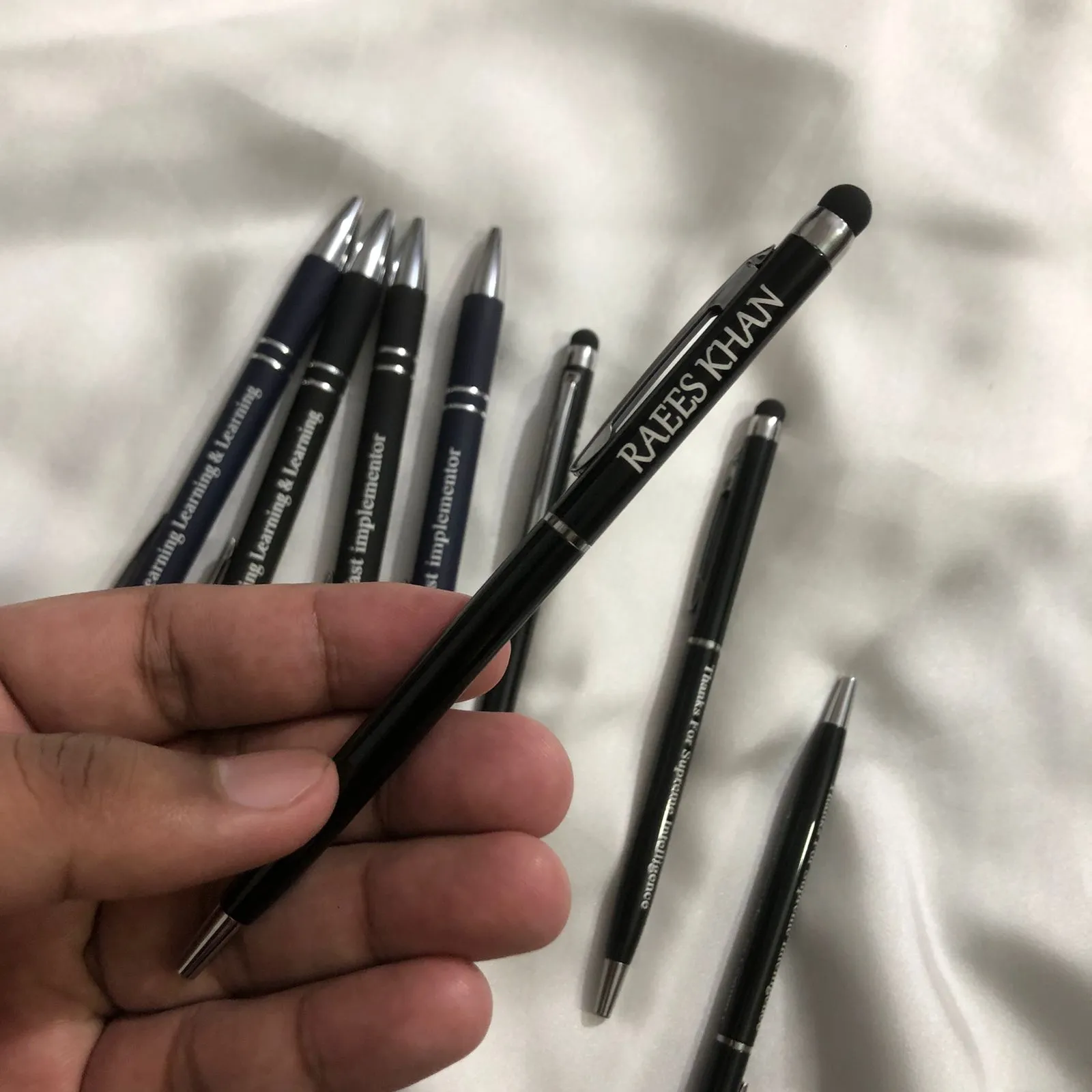 Custom Name Engraved Pen | Personalized Luxury Metal Pen | Unique Gift for Men & Women | Black Colour Pen - Image 2