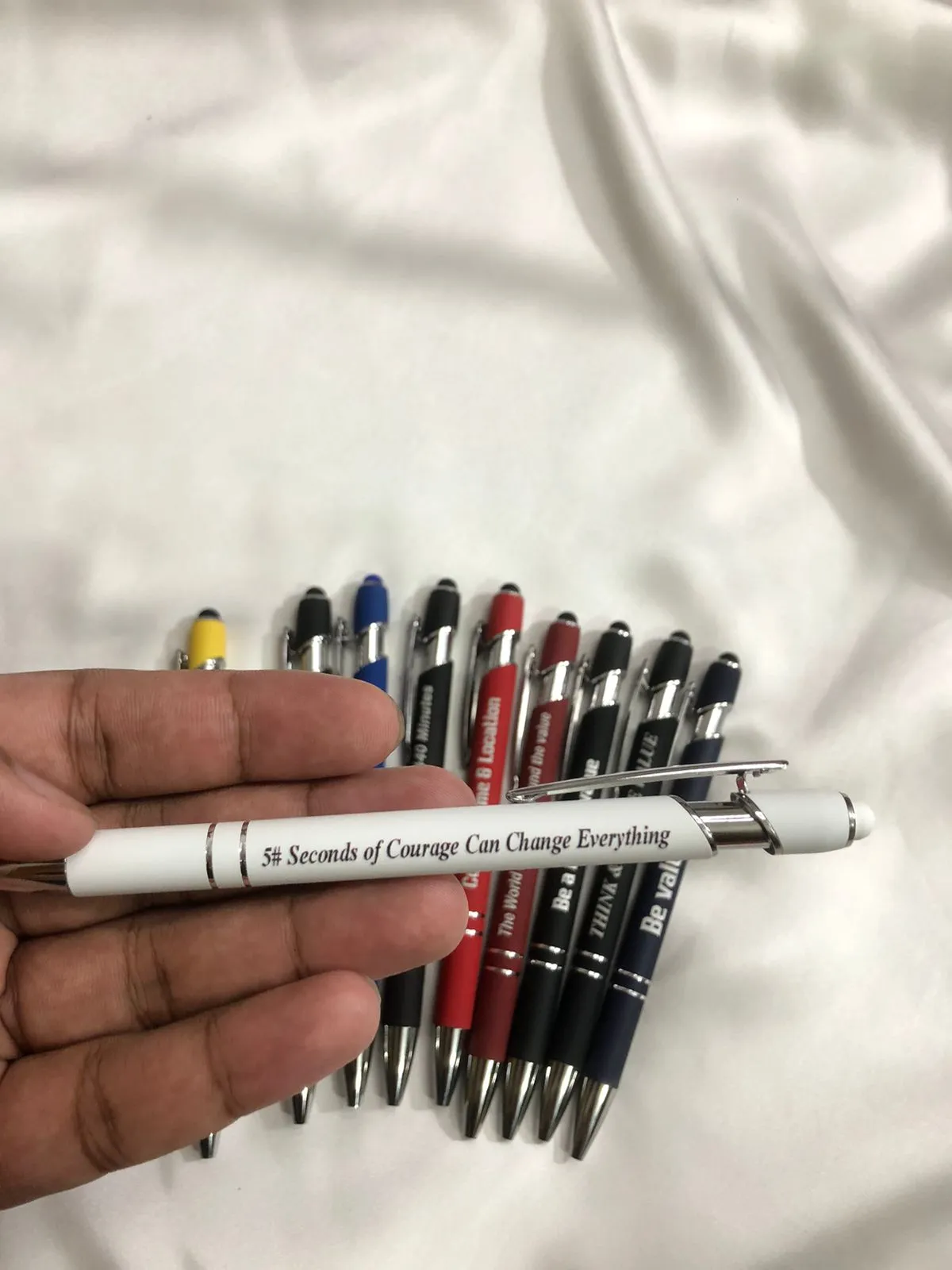 ποΈ White Custom Name Pen | Personalized Engraved Metal Pen | Luxury Writing Gift for Men & Women | Sleek & Elegant Stationery Tool | White Colour Pen - Image 5