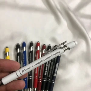 🖊️ White Custom Name Pen | Personalized Engraved Metal Pen | Luxury Writing Gift for Men & Women | Sleek & Elegant Stationery Tool | White Colour Pen