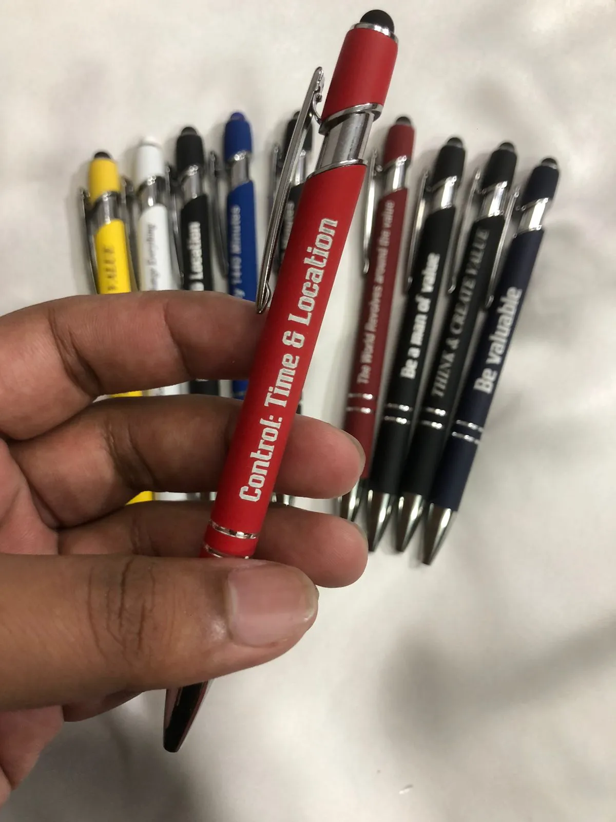 Red Custom Name Pen | Personalized Engraved Metal Pen | Luxury Writing Gift for Men & Women | Bold & Elegant Stationery Tool | Red Colour pen