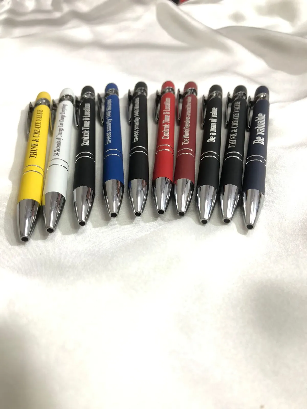 Yellow Custom Name Pen | Personalized Engraved Metal Pen | Luxury Writing Gift for Men & Women | Bright & Elegant Stationery Tool | Yellow Colour Pen - Image 4